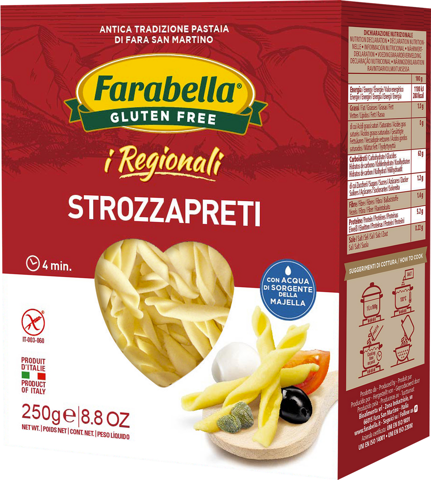 STROZZAPRETI SENZA GLUTINE - PASTA FARABELLA