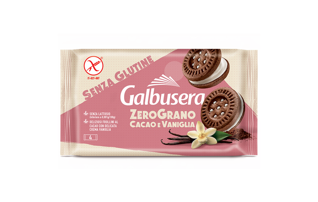 FROLLINI FARCITI CACAO E VANIGLIA SENZA GLUTINE - GALBUSERA