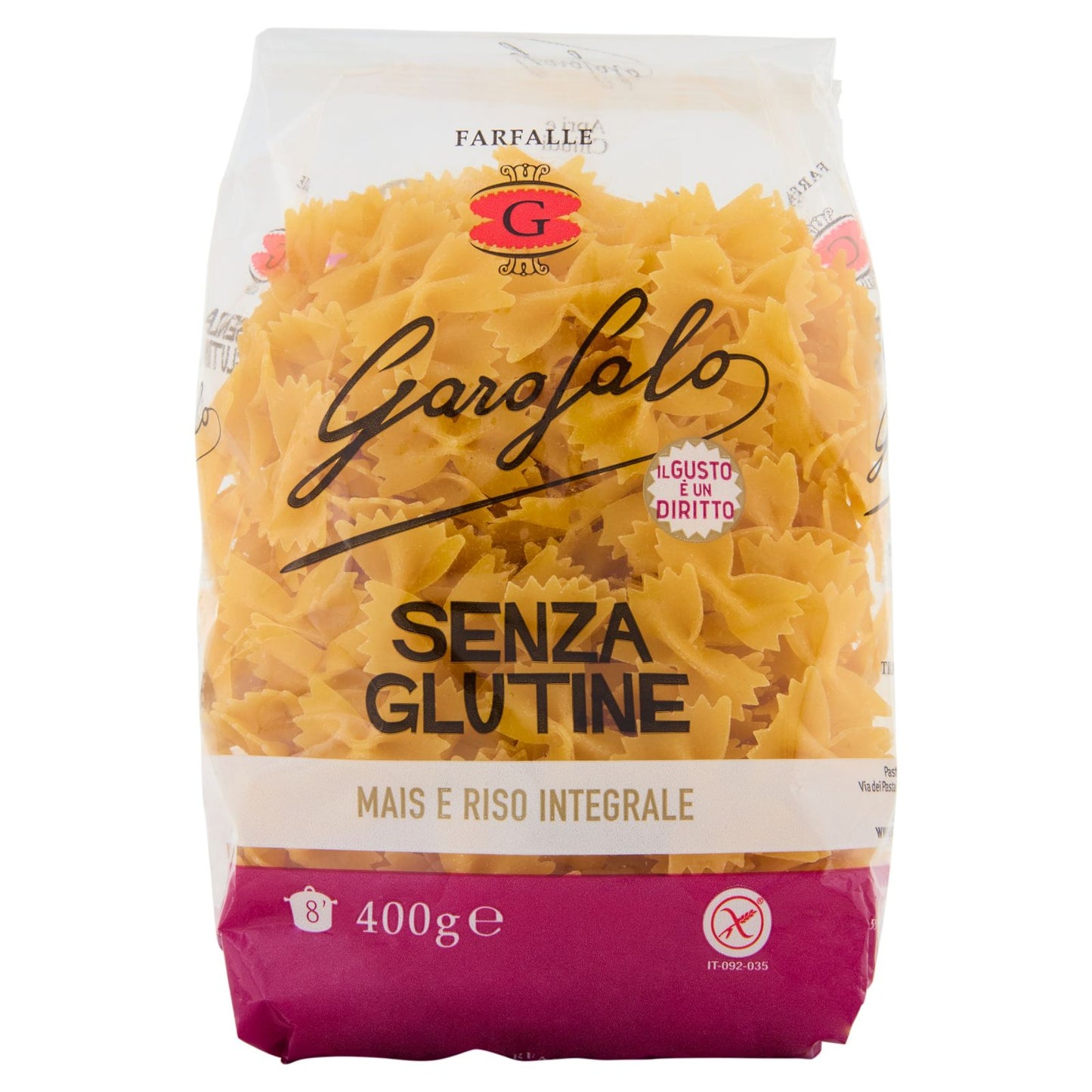 FARFALLE SENZA GLUTINE - PASTA GAROFALO