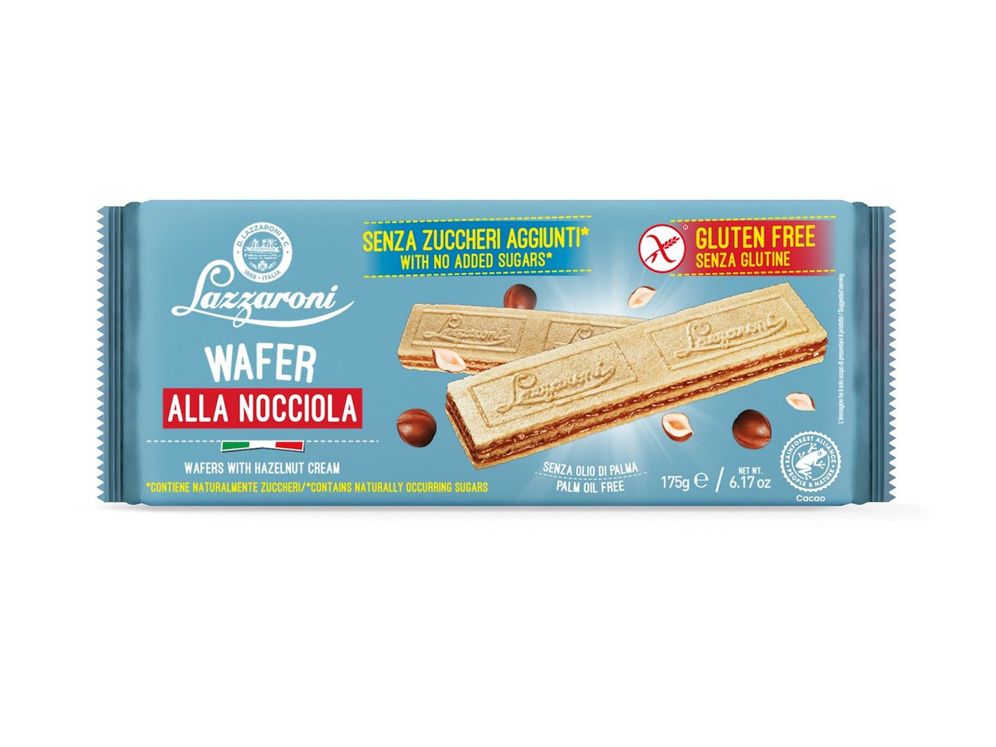 LAZZARONI - WAFER ALLA NOCCIOLA