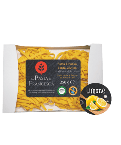 TAGLIATELLE CON LIMONE SENZA GLUTINE - LA PASTA DI FRANCESCA