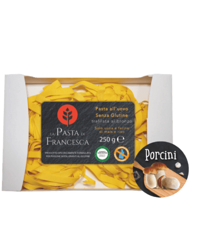 PAPPARDELLE AI FUNGHI PORCINI SENZA GLUTINE - LA PASTA DI FRANCESCA