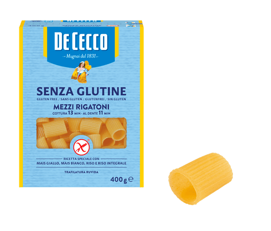 MEZZI RIGATONI SENZA GLUTINE - DE CECCO