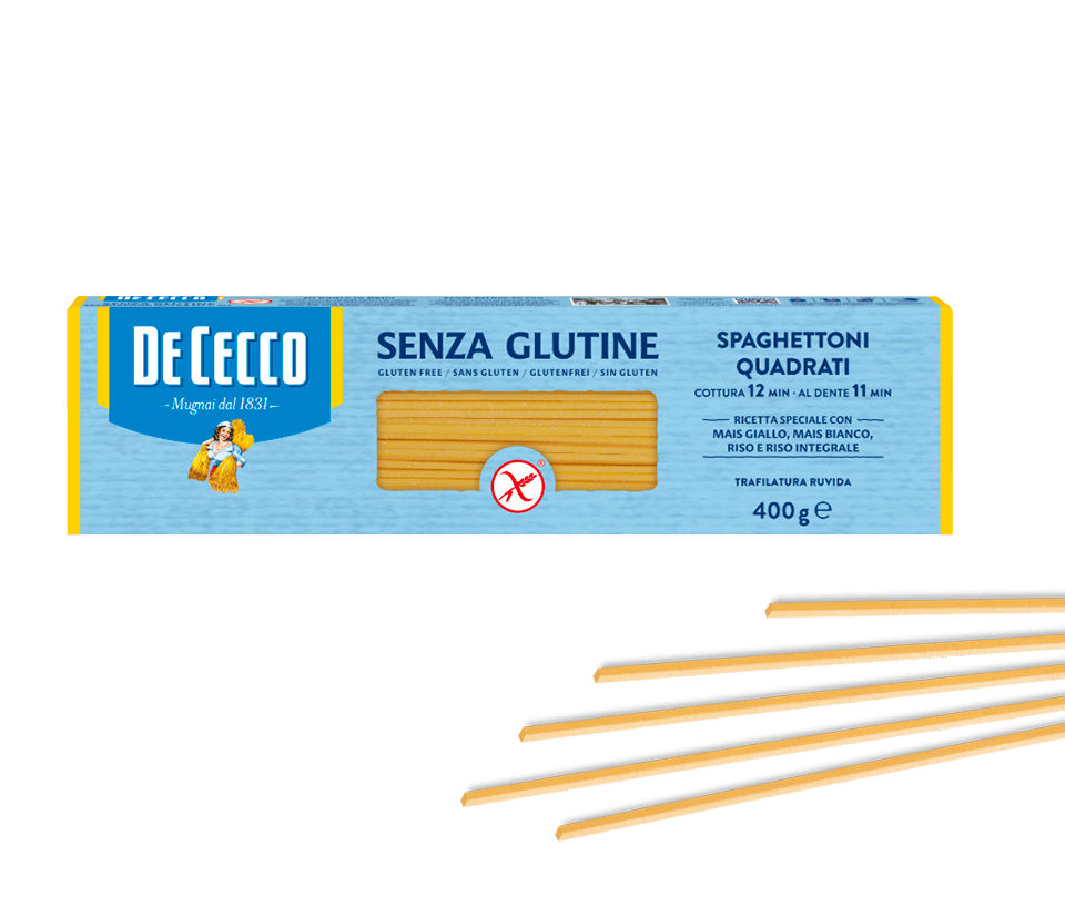 SPAGHETTI QUADRATI SENZA GLUTINE - DE CECCO