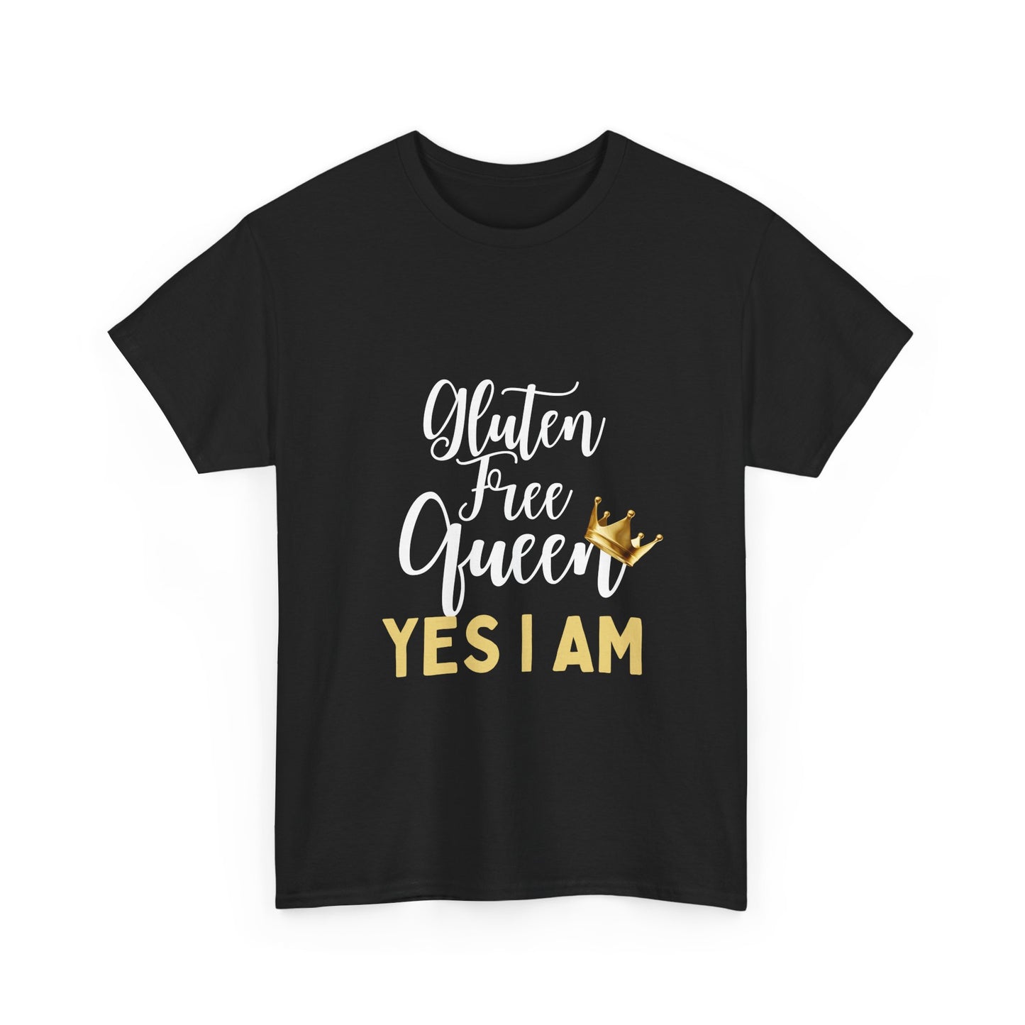 Gluten Free Queen Tee – 'Yes I Am' Graphic T-Shirt