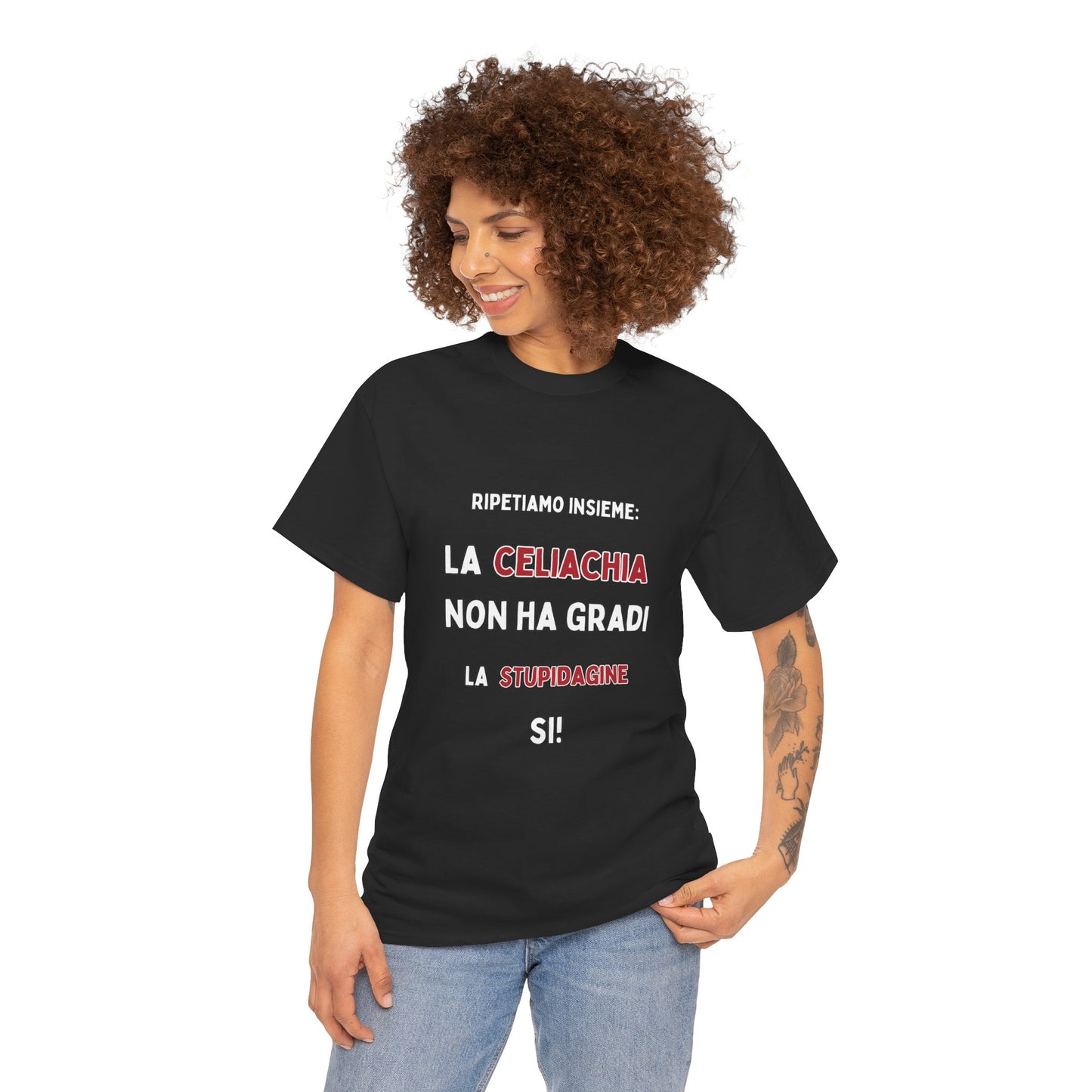 T-Shirt "La Celiachia Non Ha Gradi" – Italian Celiac Awareness Tee