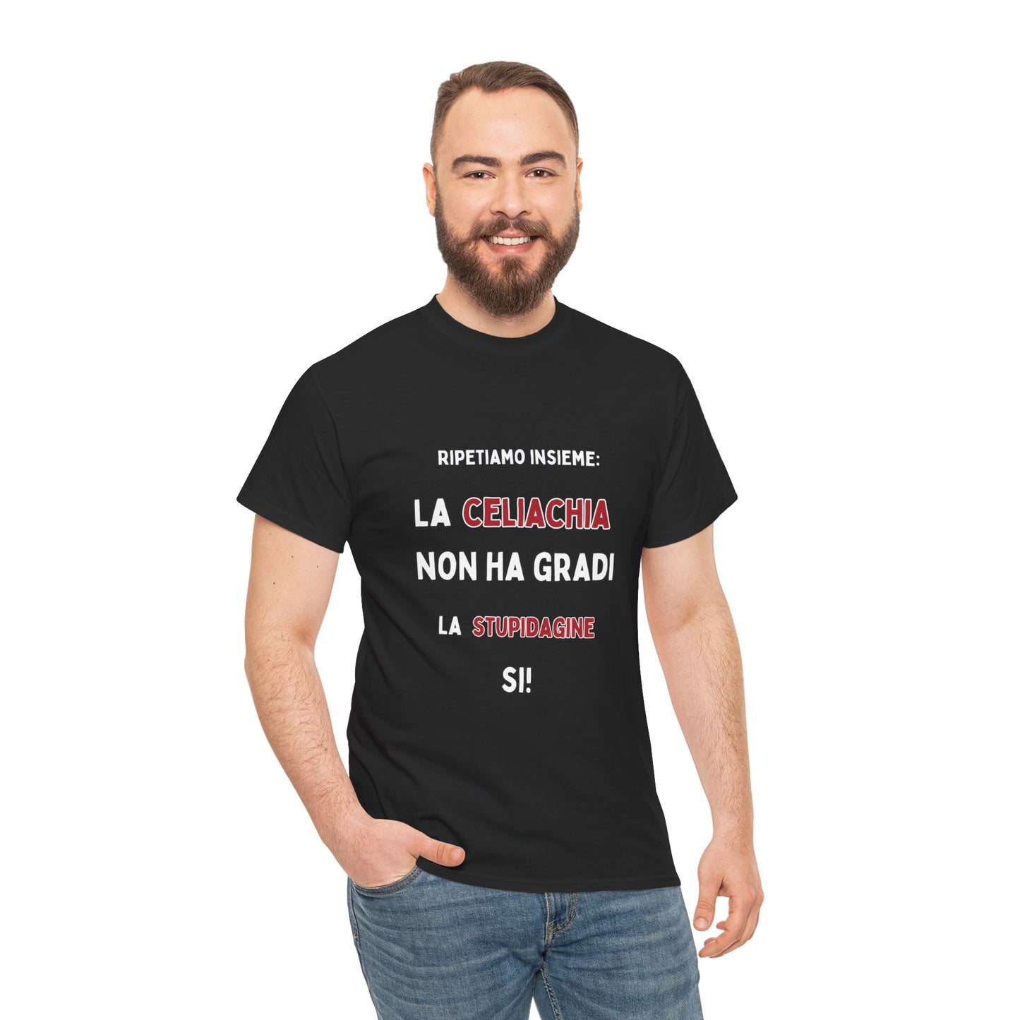T-Shirt "La Celiachia Non Ha Gradi" – Italian Celiac Awareness Tee