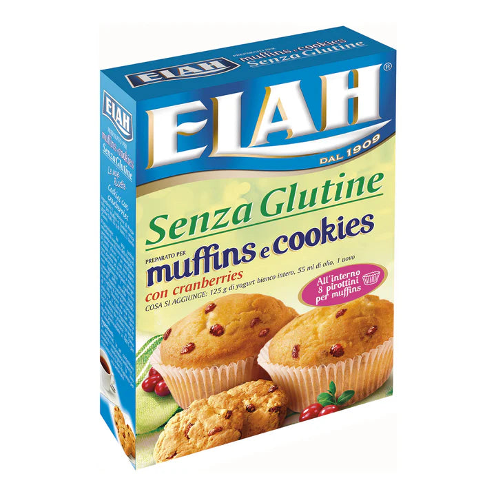 PREPARATO PER MUFFINS E COOKIES SENZA GLUTINE - ELAH