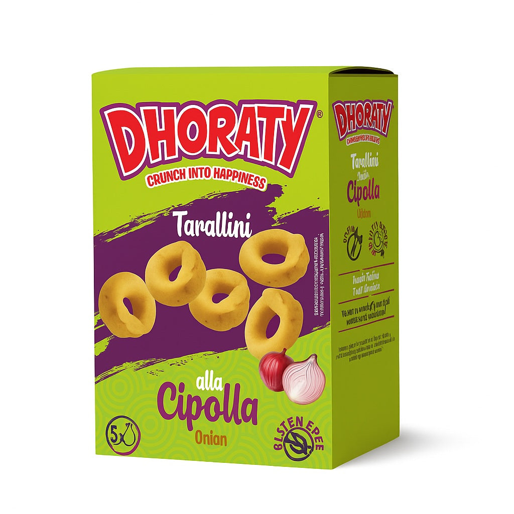 TARALLINI ALLA CIPOLLA SENZA GLUTINE - DHORATY