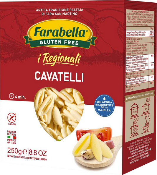 CAVATELLI SENZA GLUTINE - PASTA FARABELLA