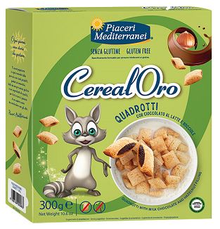 CEREAL ORO QUADROTTI NOCCIOLA - PIACERI MEDITERRANEI