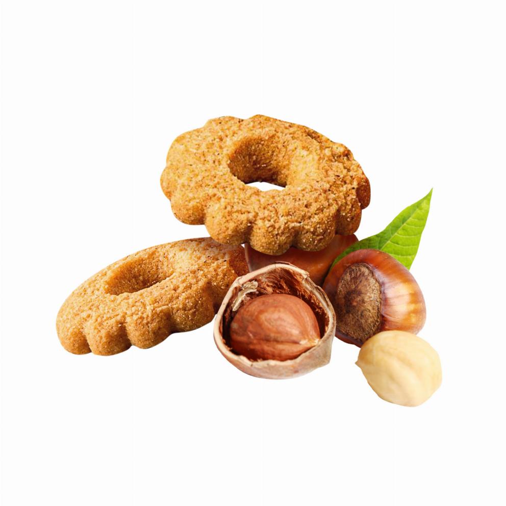BISCOTTO FROLLA ALLA NOCCIOLA SENZA GLUTINE - PIù GUSTO