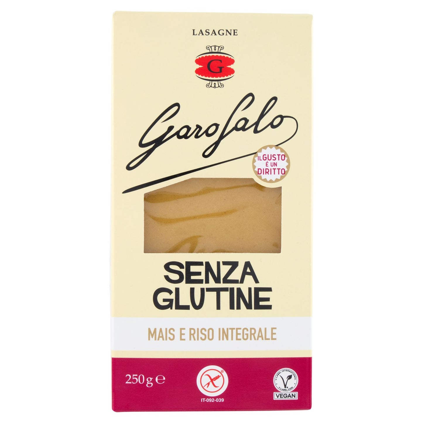 LASAGNA SENZA GLUTINE - GAROFALO
