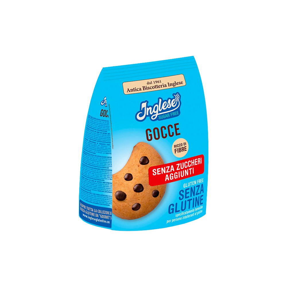 INGLESE - BISCOTTI GOCCE SENZA ZUCCHERI