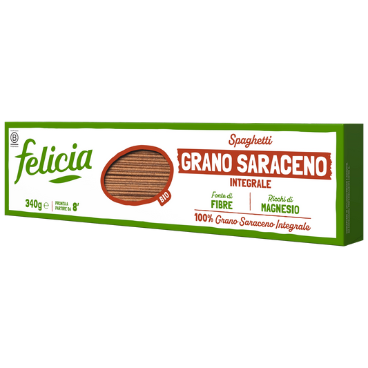 SPAGHETTI DI GRANO SARACENO INTEGRALE SENZA GLUTINE - FELICIA