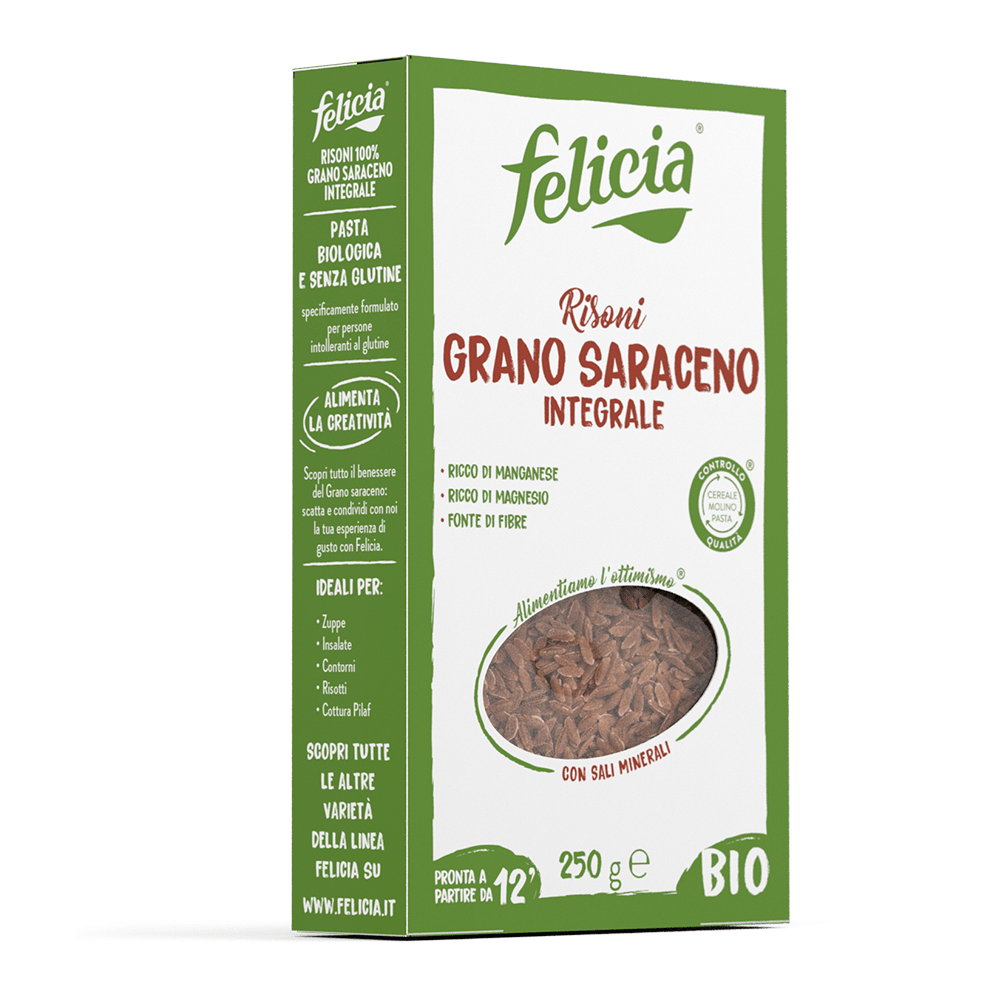 RISONI DI GRANO SARACENO INTEGRALI SENZA GLUTINE - FELICIA