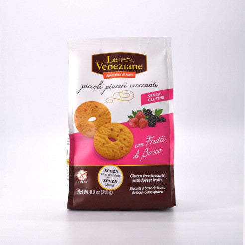 BISCOTTI AI FRUTTI DI BOSCO SENZA GLUTINE - LE VENEZIANE