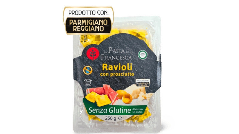 RAVIOLI PROSCIUTTO E PARMIGIANO SENZA GLUTINE - LA PASTA DI FRANCESCA