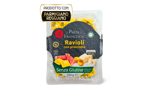 RAVIOLI PROSCIUTTO E PARMIGIANO SENZA GLUTINE - LA PASTA DI FRANCESCA