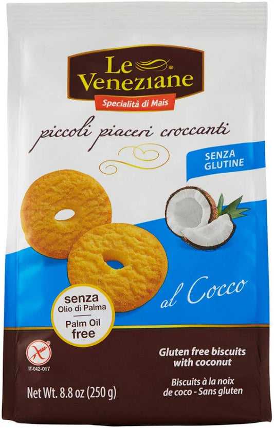 BISCOTTI AL COCCO SENZA GLUTINE - LE VENEZIANE