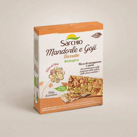 BARRETTE MANDORLE E GOJI SENZA GLUTINE - SARCHIO